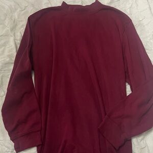Red cotton long sleeve